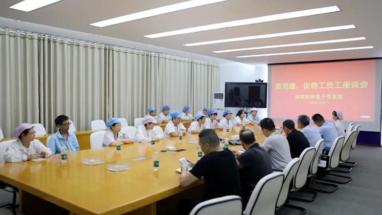 抓黨建、促穩(wěn)工”——炬神電子黨支部為企業(yè)穩(wěn)工獻計獻策