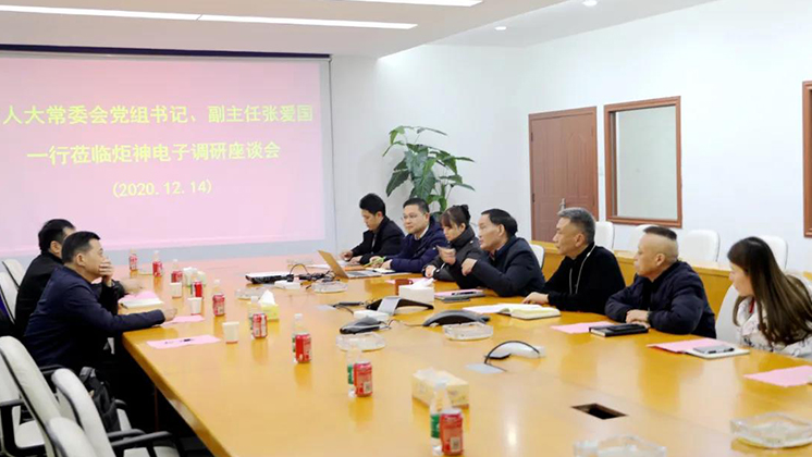 郴州市人大常委會(huì)黨組書記、副主任張愛國到炬神電子調(diào)研安全生產(chǎn)工作